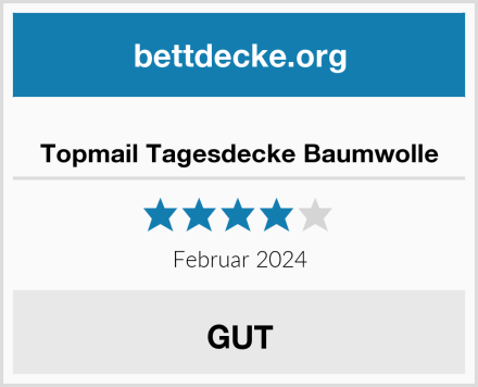  Topmail Tagesdecke Baumwolle Test