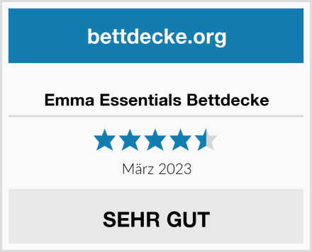  Emma Essentials Bettdecke Test