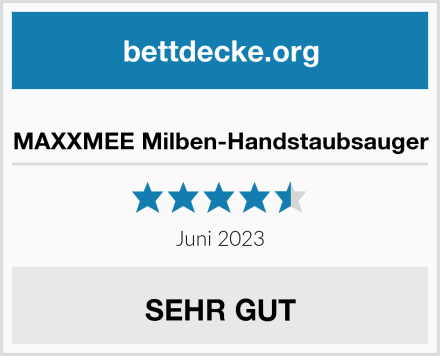  MAXXMEE Milben-Handstaubsauger Test