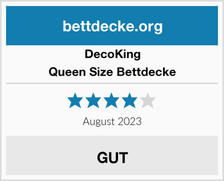 DecoKing Queen Size Bettdecke Test