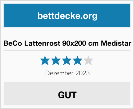  BeCo Lattenrost 90x200 cm Medistar Test