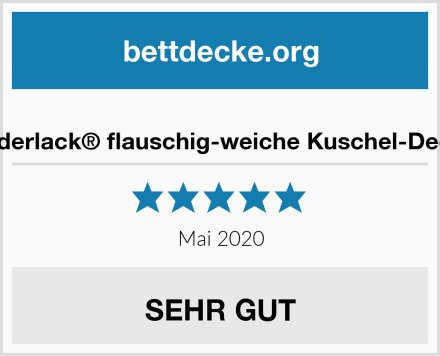  biederlack® flauschig-weiche Kuschel-Decke Test