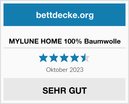  MYLUNE HOME 100% Baumwolle Test