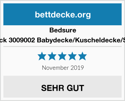 Bedsure SonnenStrick 3009002 Babydecke/Kuscheldecke/Strickdecke Test