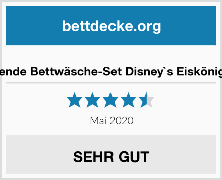  Wende Bettwäsche-Set Disney`s Eiskönigin Test