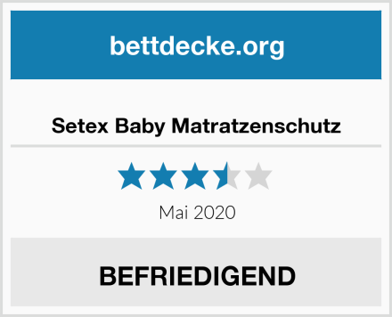  Setex Baby Matratzenschutz Test