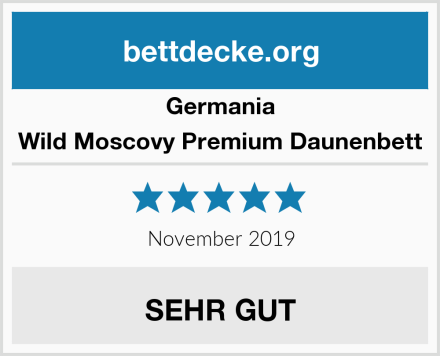 Germania Wild Moscovy Premium Daunenbett Test