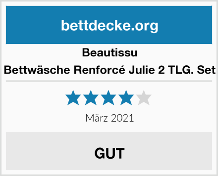 Beautissu Bettwäsche Renforcé Julie 2 TLG. Set Test
