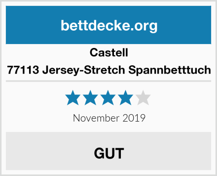Castell 77113 Jersey-Stretch Spannbetttuch Test