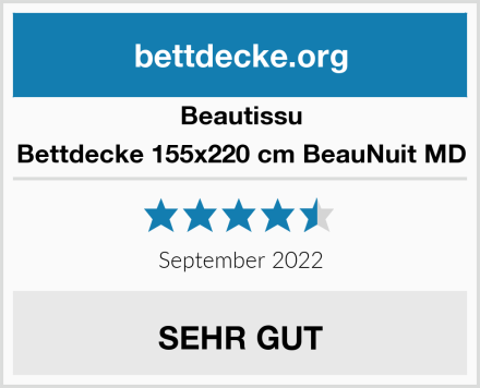 Beautissu Bettdecke 155x220 cm BeauNuit MD Test