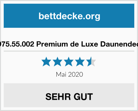  HANSKRUCHEN 975.55.002 Premium de Luxe Daunendecke EXTRA WARM Test