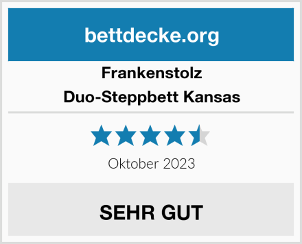 Frankenstolz Duo-Steppbett Kansas Test