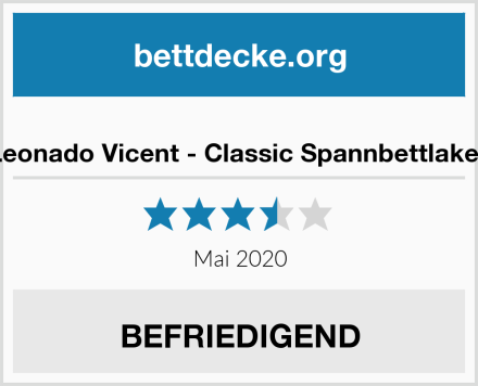  Leonado Vicent - Classic Spannbettlaken Test