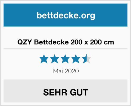  QZY Bettdecke 200 x 200 cm Test