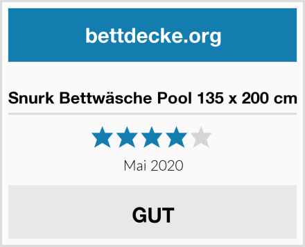  Snurk Bettwäsche Pool 135 x 200 cm Test