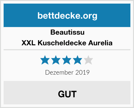Beautissu XXL Kuscheldecke Aurelia Test