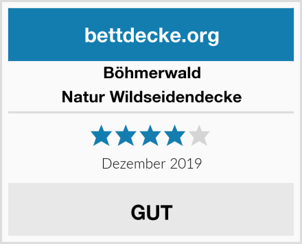 Böhmerwald Natur Wildseidendecke Test