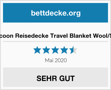  Cocoon Reisedecke Travel Blanket Wool/Silk Test
