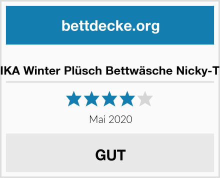  MALIKA Winter Plüsch Bettwäsche Nicky-Teddy Test