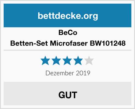 BeCo Betten-Set Microfaser BW101248 Test