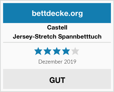 Castell Jersey-Stretch Spannbetttuch Test