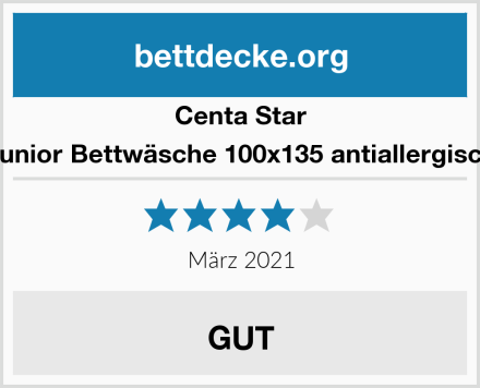 Centa Star Junior Bettwäsche 100x135 antiallergisch Test