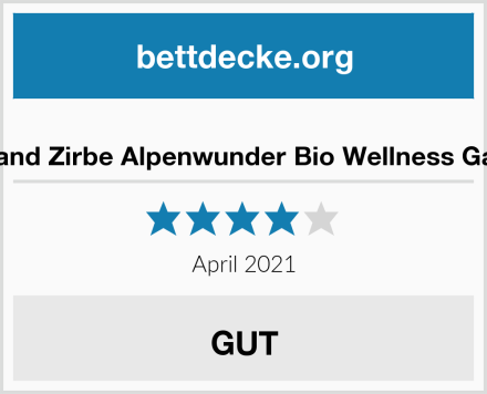  betten-traum-land Zirbe Alpenwunder Bio Wellness Ganzjahresdecke Test
