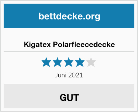  Kigatex Polarfleecedecke Test