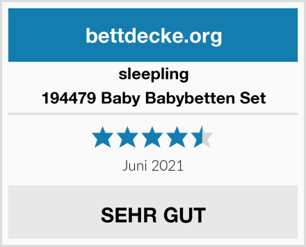 sleepling 194479 Baby Babybetten Set Test