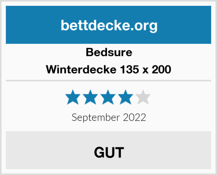 Bedsure Winterdecke 135 x 200 Test