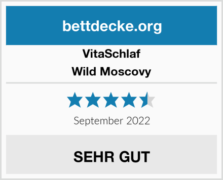 VitaSchlaf Wild Moscovy Test
