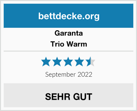 Garanta Trio Warm Test