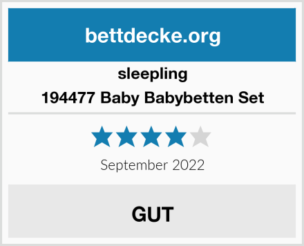sleepling 194477 Baby Babybetten Set Test