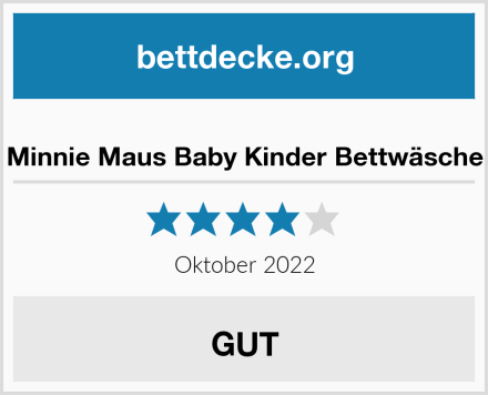  Minnie Maus Baby Kinder Bettwäsche Test
