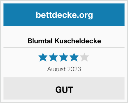  Blumtal Kuscheldecke Test