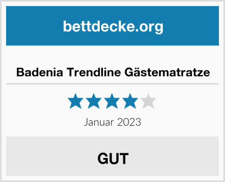  Badenia Trendline Gästematratze Test