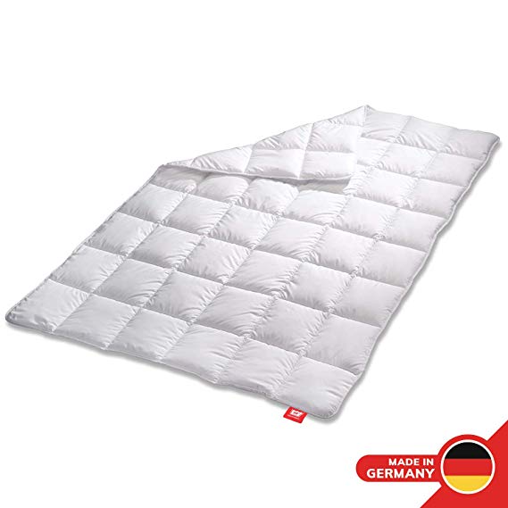 NAG Sommer Bettdecke 160x210cm 100% Polyester 670g Weiß gesteppt atmungsaktiv