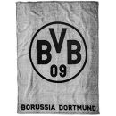 &nbsp; Borussia Dortmund BVB 09 BVB-Fleecedecke (grau)
